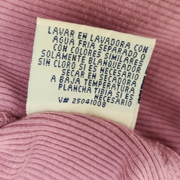 White Stag Vintage Lavender Stretchy Sleeveless Turtleneck Women's Size Small - Picture 8 of 8